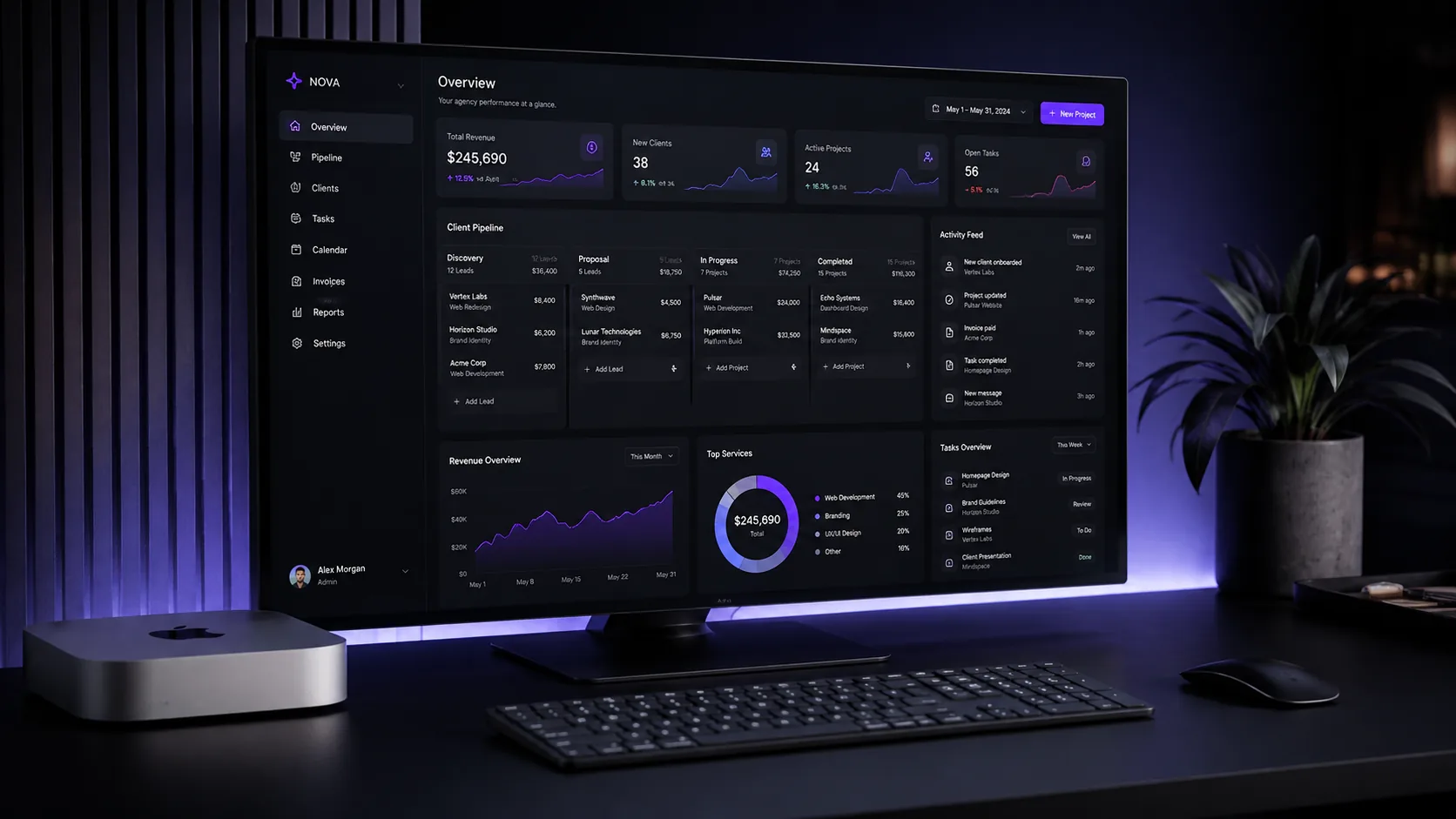 Custom website design system built by Studio Seven